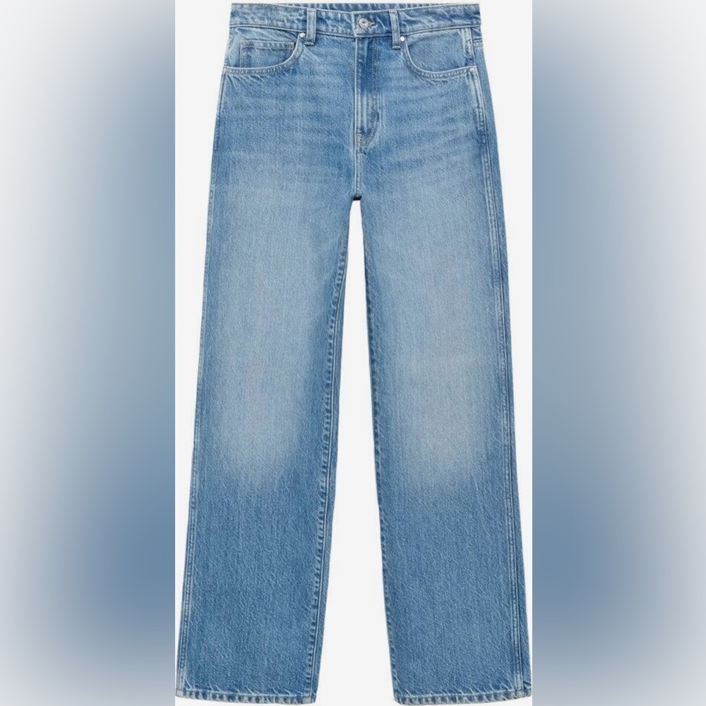 NWT MANGO High Waist Straight Leg Jeans - Picture 4 of 14